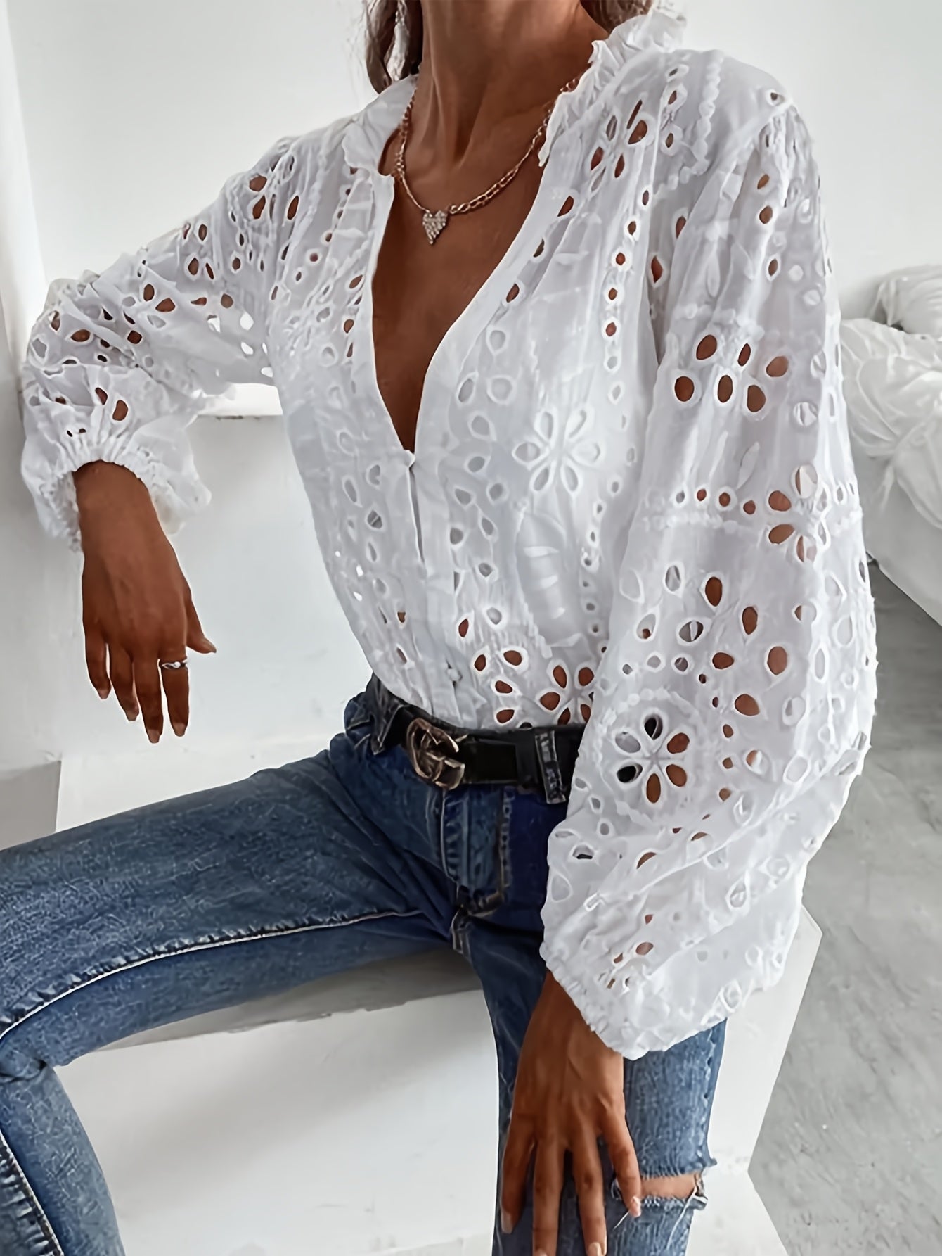 ATARAH RELAXED BUTTON UP BLOUSE