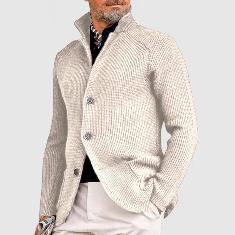 MARZIO™ MEN'S REFINED CARDIGAN WITH BUTTON CLOSURE