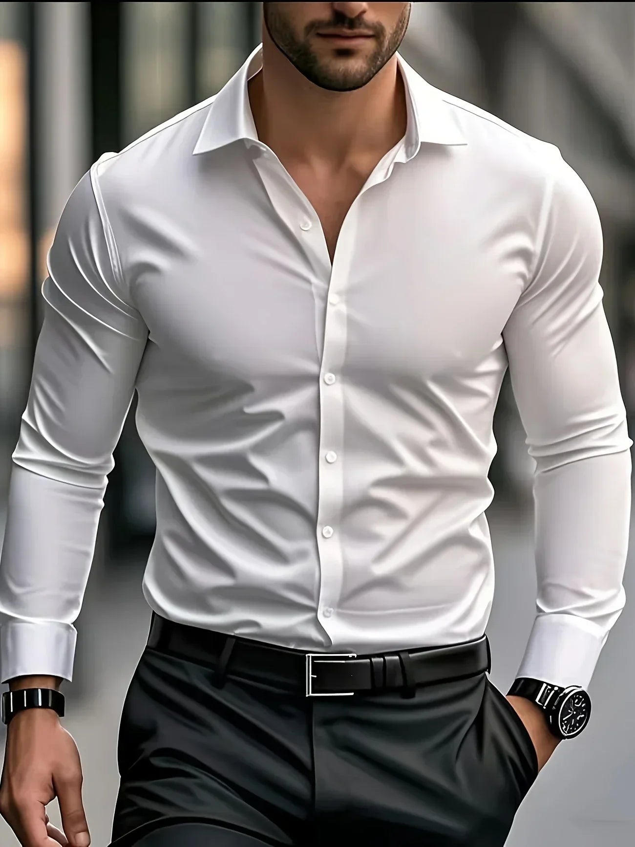 RUPERT-JAMES™ | LONG-SLEEVE BUTTONED SHIRT
