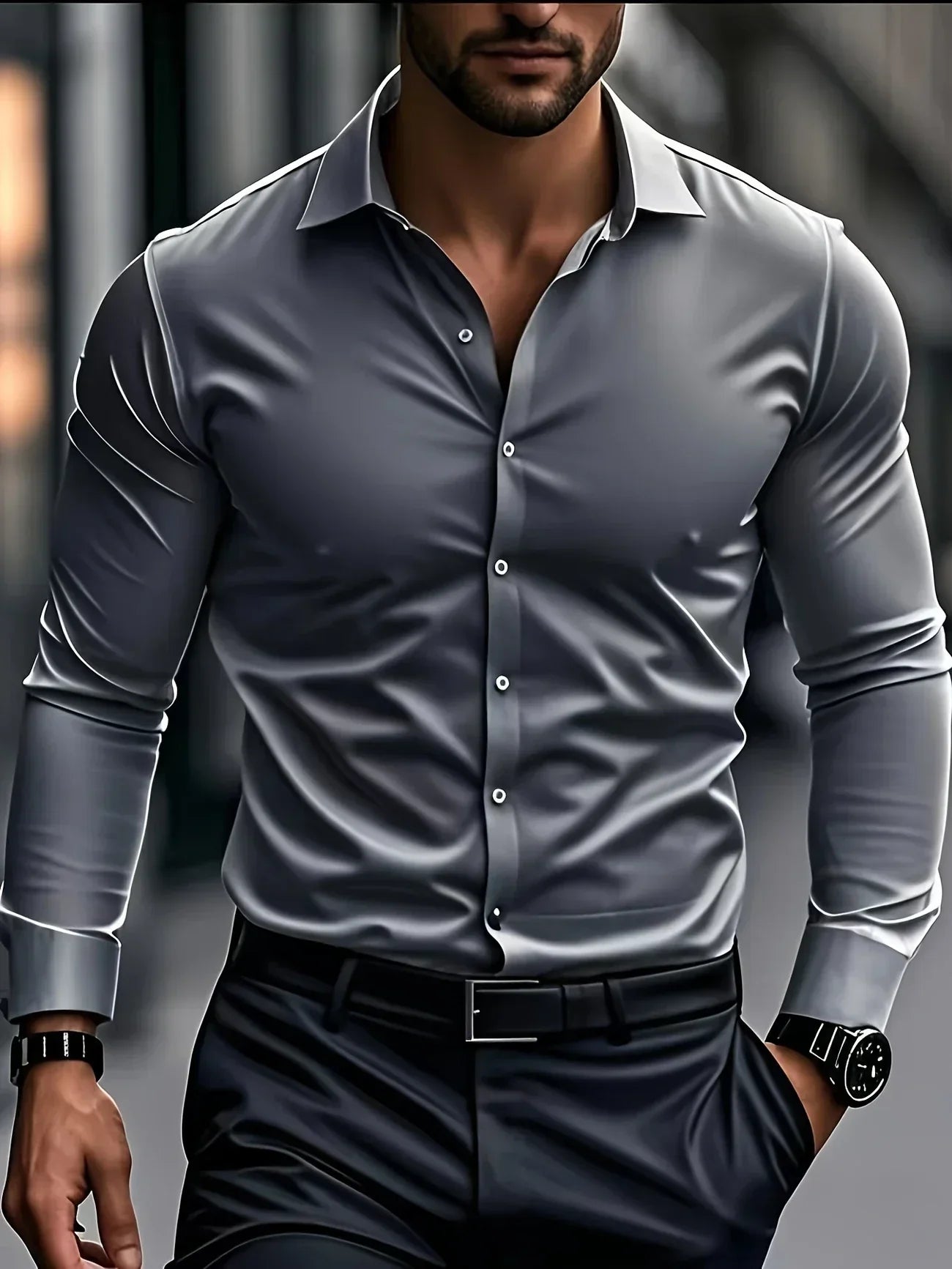 RUPERT-JAMES™ | LONG-SLEEVE BUTTONED SHIRT