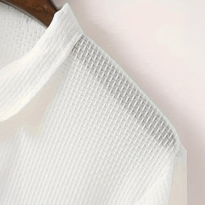 MEN'S ULTRA-COMFORT STRETCH LONG SLEEVE POLO SHIRT