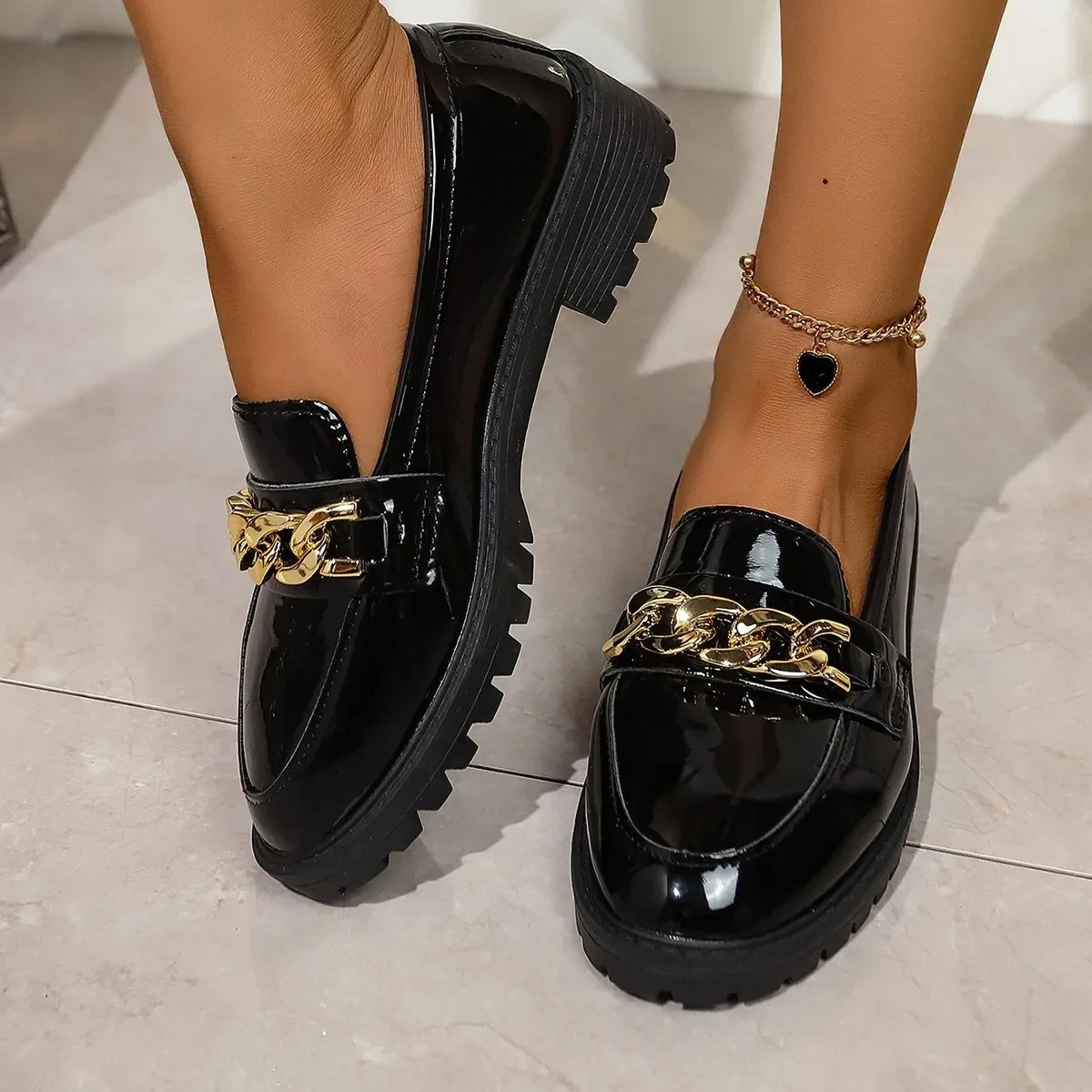 SÉVREN CHAIN LOAFERS