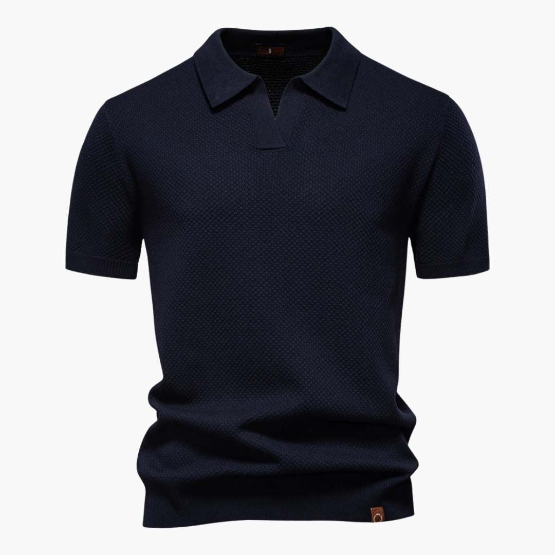 ULRICH TEXTURED POLO SHIRT