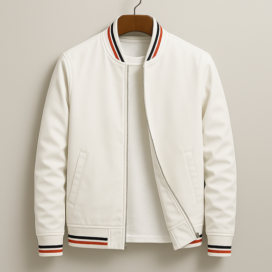 HARRINGTON™ | ELEGANT STRIPED BOMBER JACKET – STYLE & COMFORT WITHOUT THE FUSS