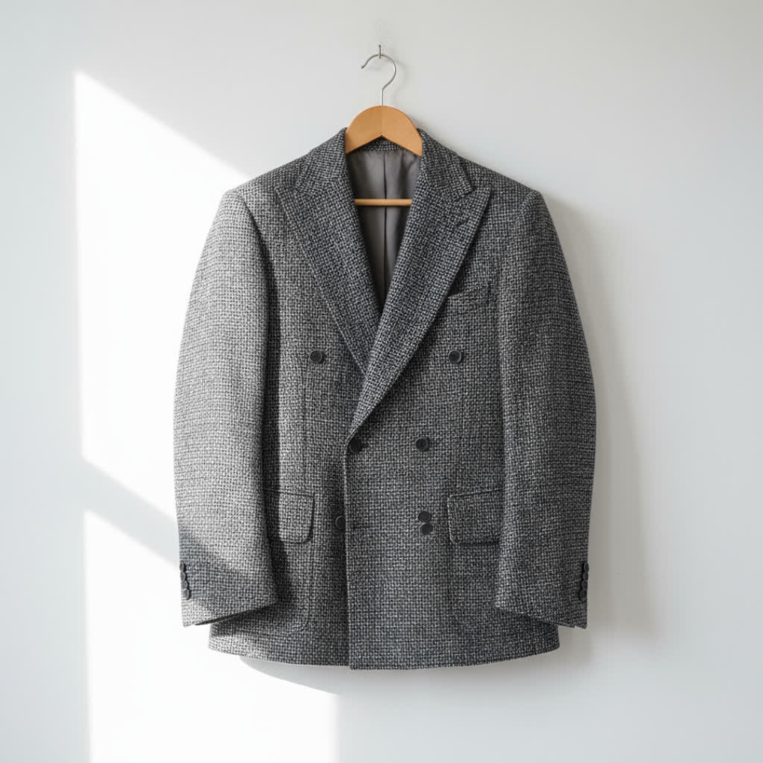 LÉON VOSS DOUBLE-BREASTED BLAZER