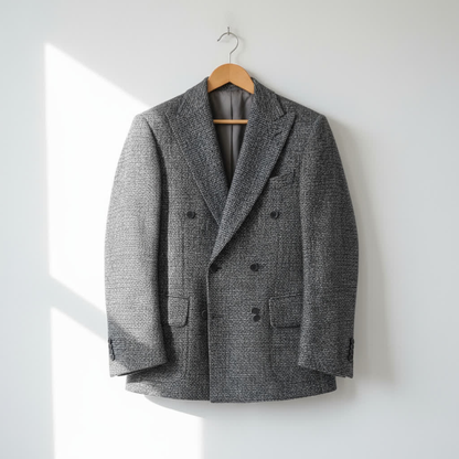 LÉON VOSS DOUBLE-BREASTED BLAZER