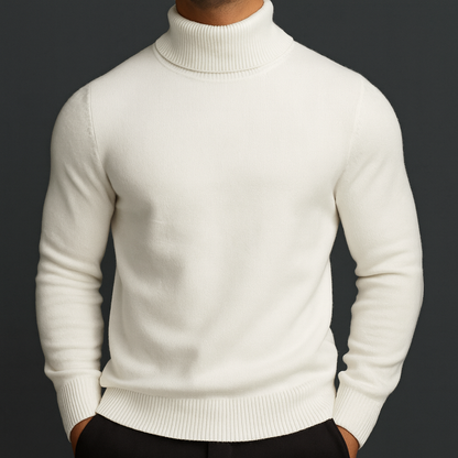 SAVONI WOOL ROLL-NECK JUMPER