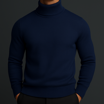 SAVONI WOOL ROLL-NECK JUMPER