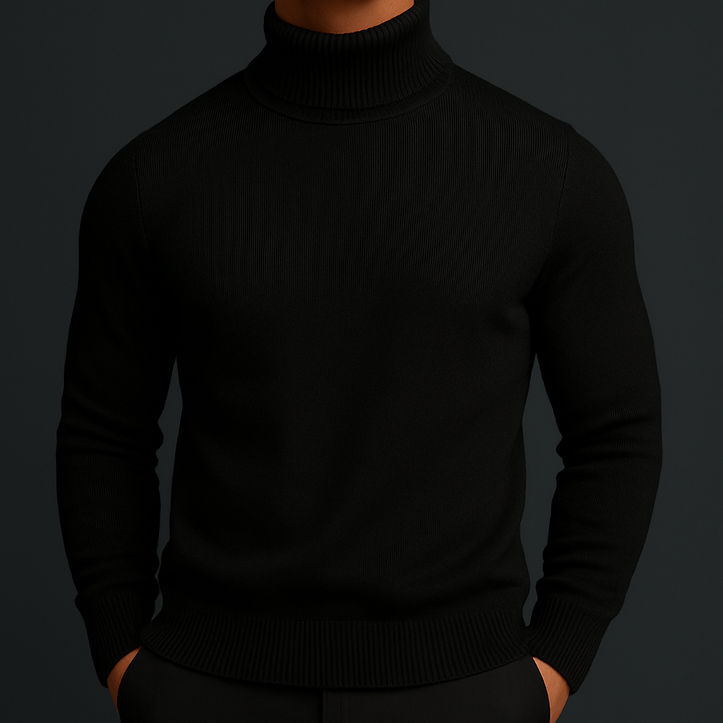 SAVONI WOOL ROLL-NECK JUMPER