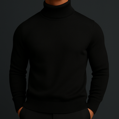 SAVONI WOOL ROLL-NECK JUMPER