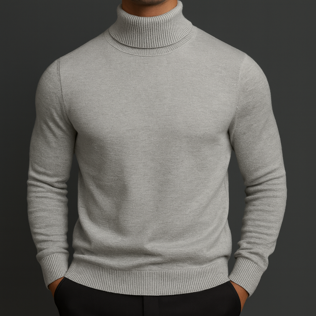 SAVONI WOOL ROLL-NECK JUMPER