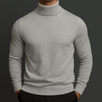 SAVONI WOOL ROLL-NECK JUMPER