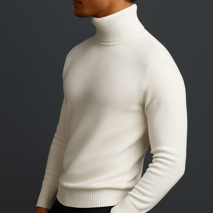 SAVONI WOOL ROLL-NECK JUMPER