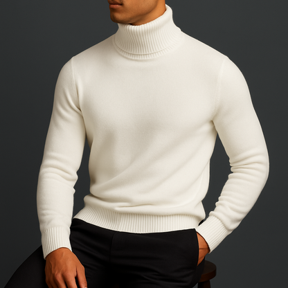 SAVONI WOOL ROLL-NECK JUMPER