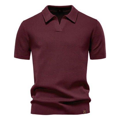 ULRICH TEXTURED POLO SHIRT