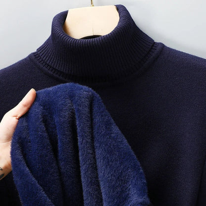 SAVONI WOOL ROLL-NECK JUMPER