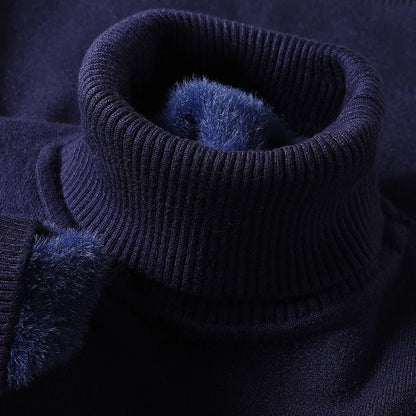 SAVONI WOOL ROLL-NECK JUMPER
