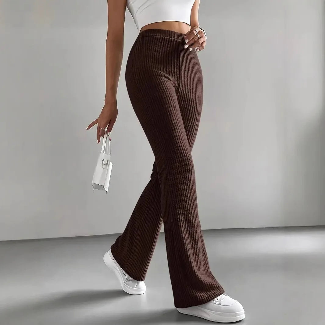 SOPHIA RIBBED KNIT PANTS