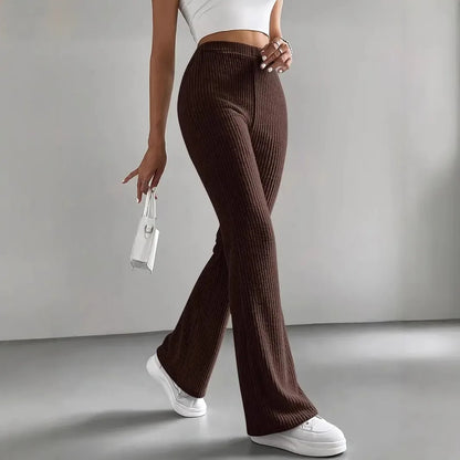 SOPHIA RIBBED KNIT PANTS
