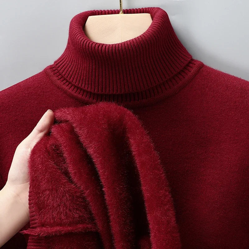SAVONI WOOL ROLL-NECK JUMPER