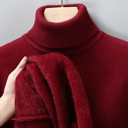 SAVONI WOOL ROLL-NECK JUMPER