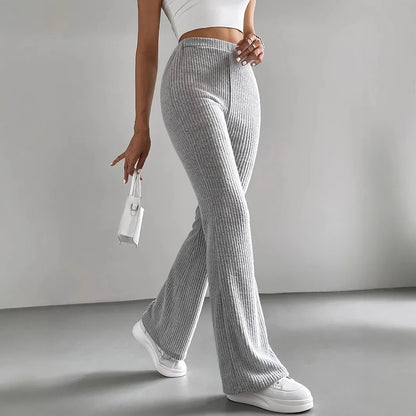 SOPHIA RIBBED KNIT PANTS