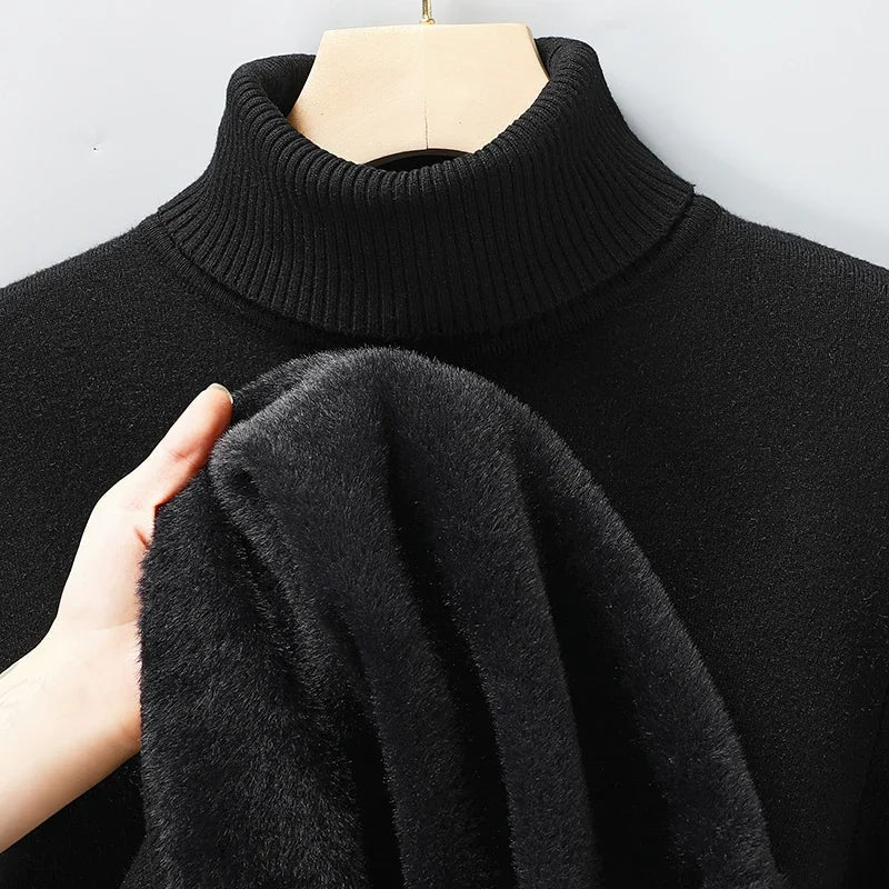 SAVONI WOOL ROLL-NECK JUMPER