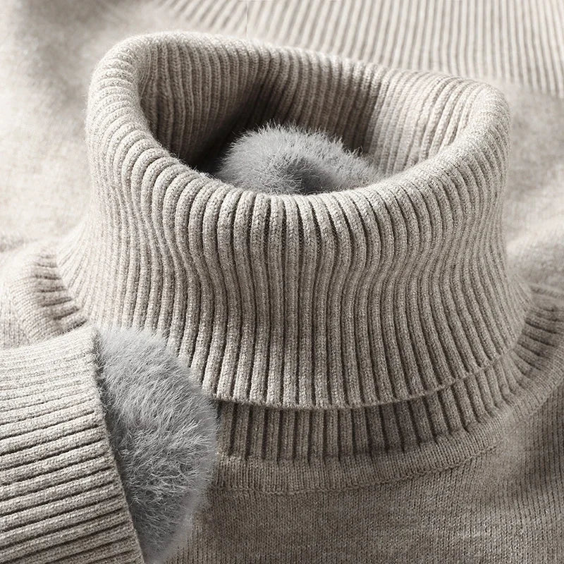 SAVONI WOOL ROLL-NECK JUMPER