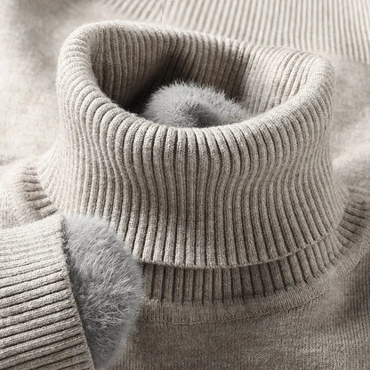 SAVONI WOOL ROLL-NECK JUMPER