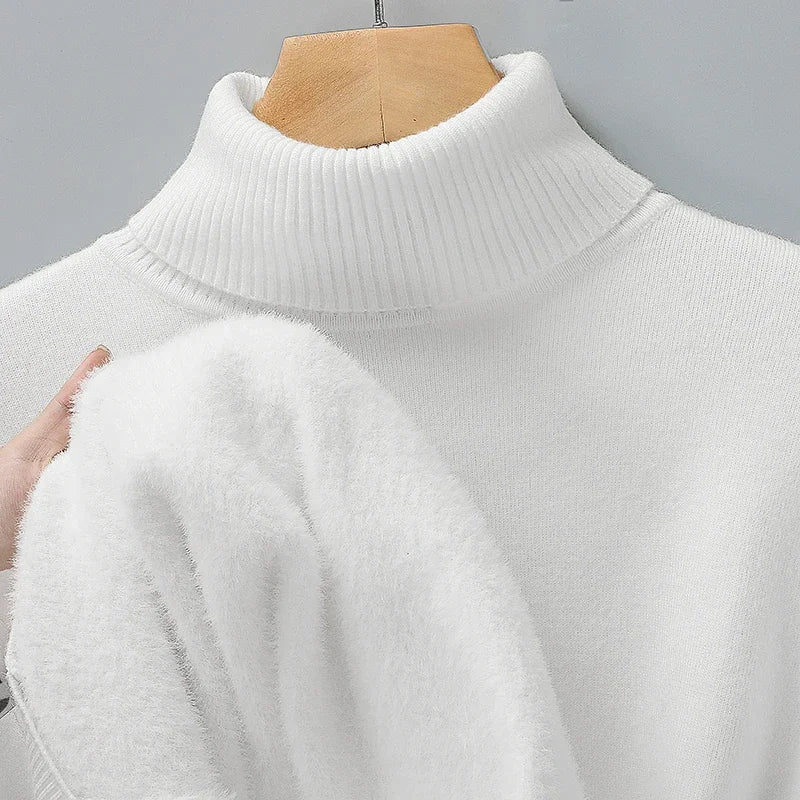 SAVONI WOOL ROLL-NECK JUMPER