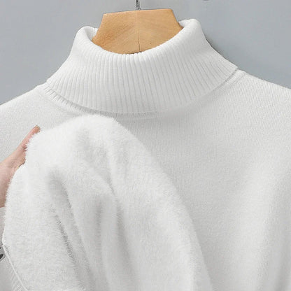 SAVONI WOOL ROLL-NECK JUMPER