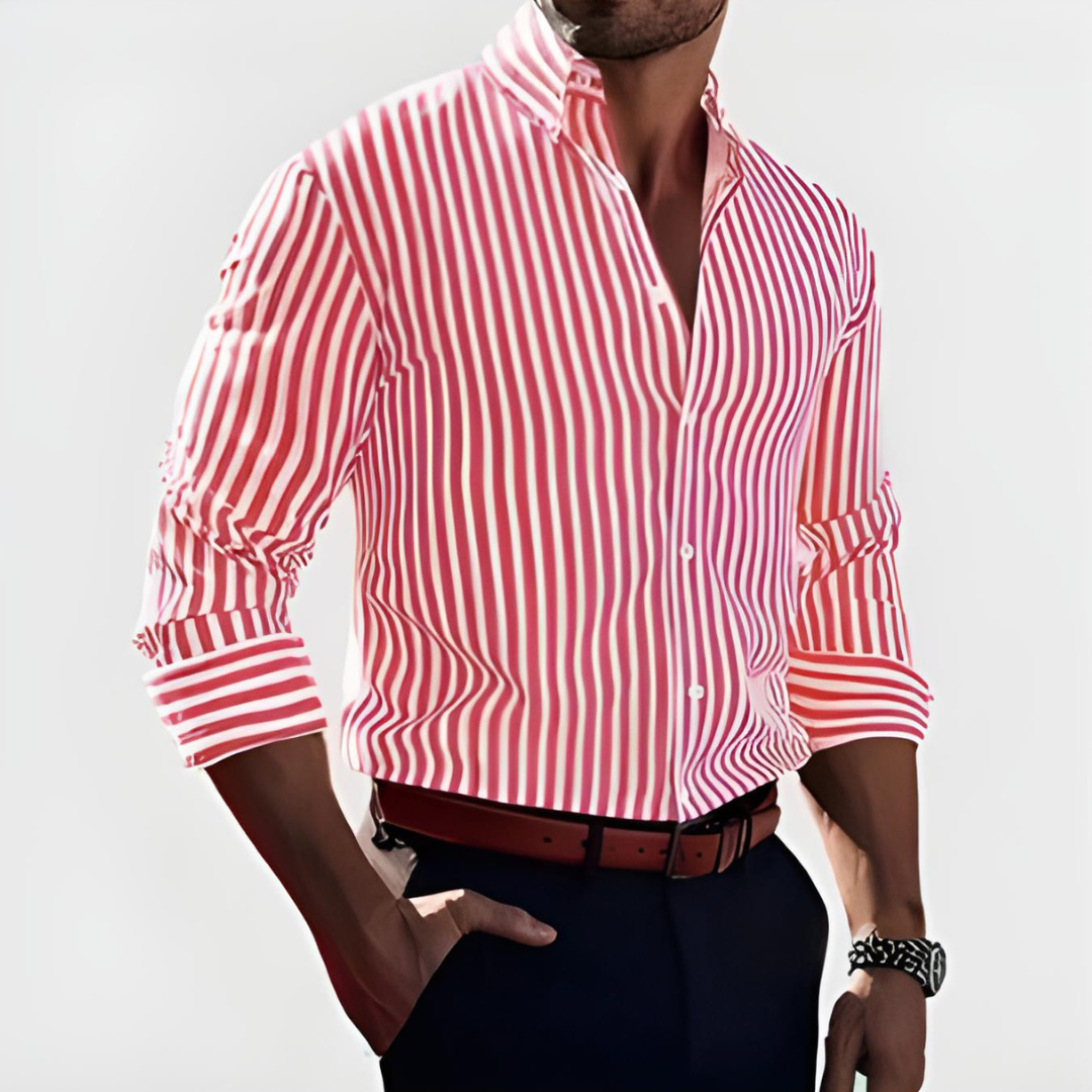 HARRISON CONFIDENCE STRIPED SHIRT
