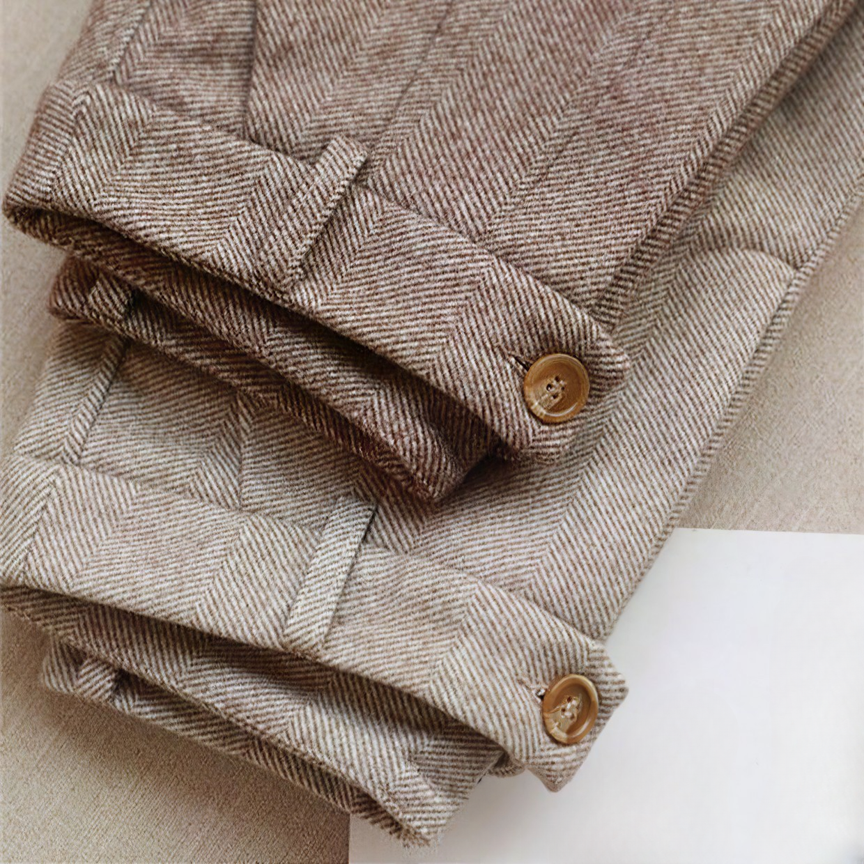 HARROW PURE WOOL SLIM TROUSERS