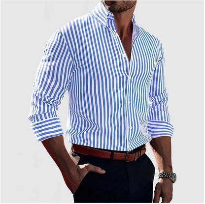 HARRISON CONFIDENCE STRIPED SHIRT