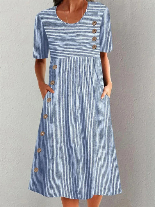 BRITNEY™ | STRIPED SUMMER DRESS