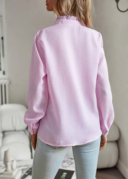 ROSELINA – EMBROIDERED LONG-SLEEVE BLOUSE