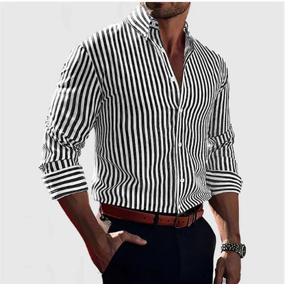HARRISON CONFIDENCE STRIPED SHIRT