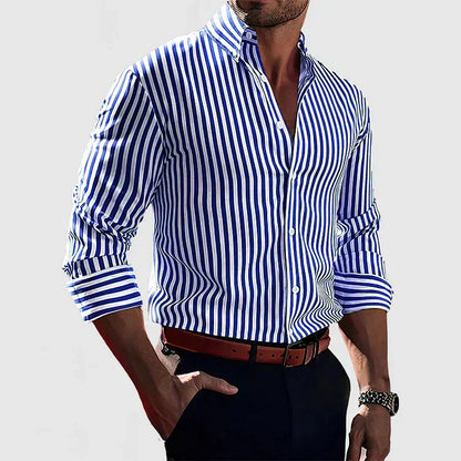 HARRISON CONFIDENCE STRIPED SHIRT