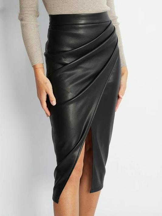 ARIA FRONT SLIT SKIRT