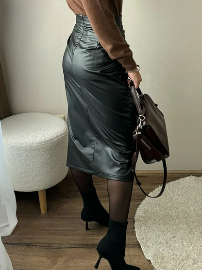 ARIA FRONT SLIT SKIRT