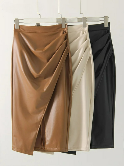 ARIA FRONT SLIT SKIRT